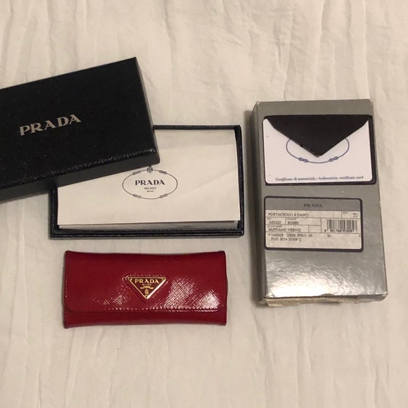 Prada Accessories - Prada Red key holder ❤️ SALE ❤️
